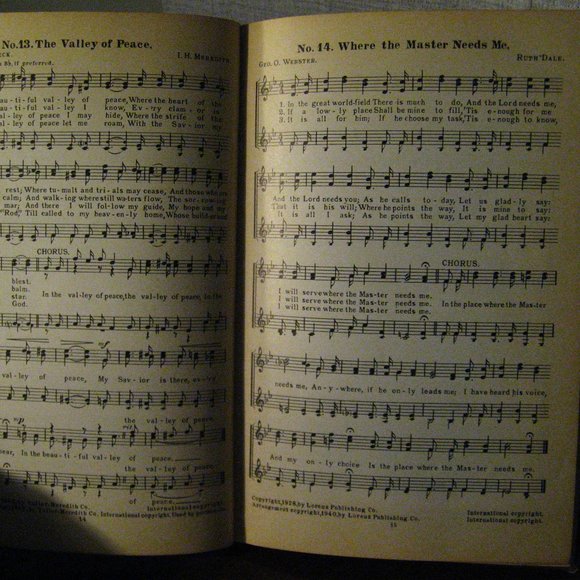 📖 🎵 Women's Gospel Trios 1940 Ellen Jane Lorenz Song Book - Picture 8 of 9